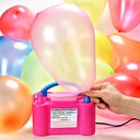 Ver imagem 4 de Inflador Compressor Balão Bexiga 2 Bico Festa Aniversário Rosa110v