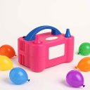 Ver imagem 1 de Inflador Compressor Balão Bexiga 2 Bico Festa Aniversário Rosa110v