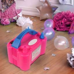 Inflador Compressor Balão Bexiga 2 Bico Festa Aniversário:Rosa110v - 2
