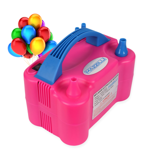 Inflador Compressor Balão Bexiga 2 Bico Festa Aniversário:Rosa110v