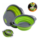 Ver imagem 6 de Escorredor de Alimentos Retratil Kit 2 Unidades 24cm e 29cm
