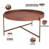 Conjunto Decor Mesa de Centro 600 e 700 Patrimar Cor Whisky - 3