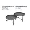 Conjunto Decor Mesa de Centro 600 e 700 Patrimar Cor Whisky - 2