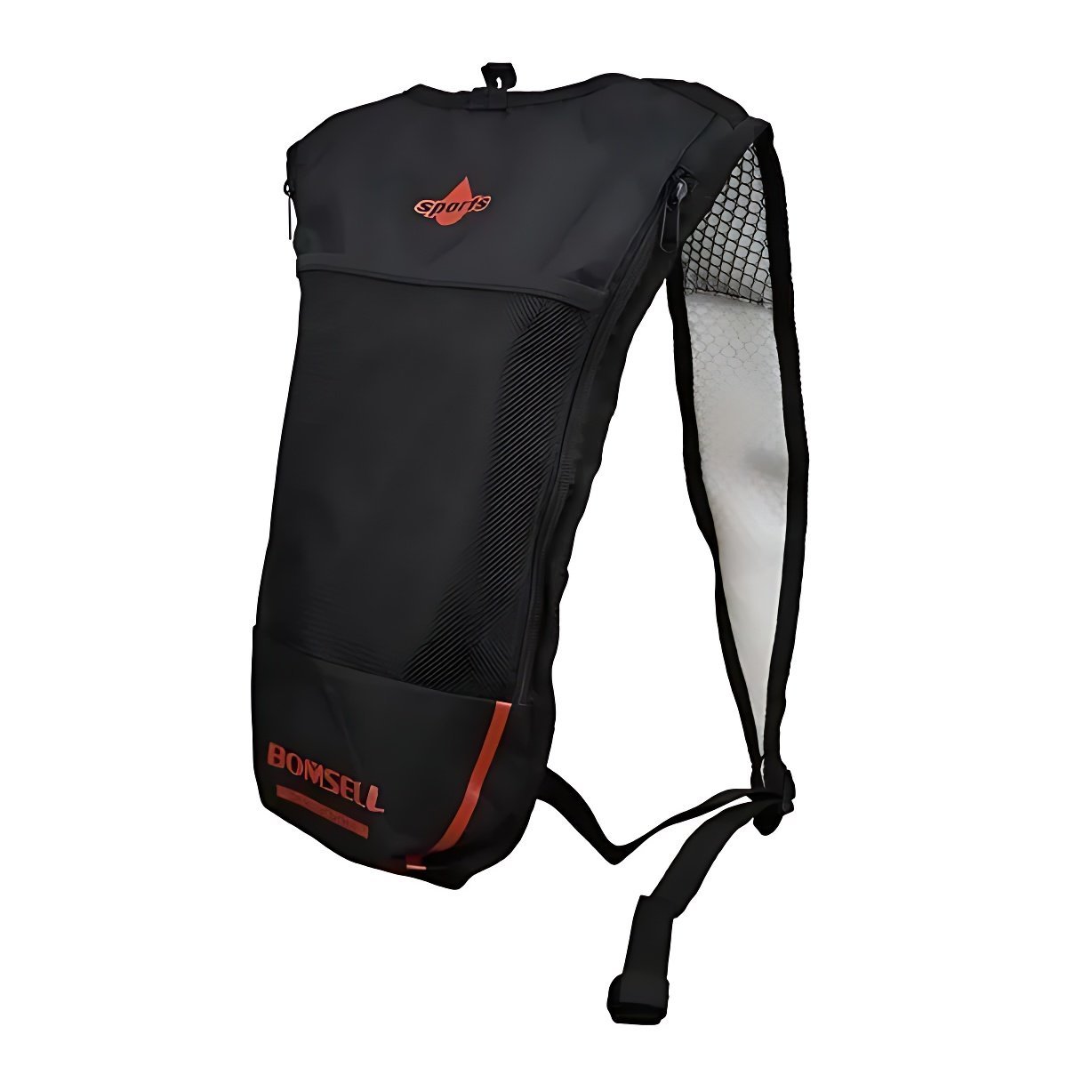 Mochila de Hidratação com Refil 2 Litros Água Corrida Trilha Bike:vermelho