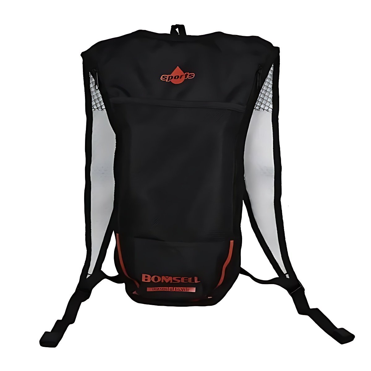 Mochila de Hidratação com Refil 2 Litros Água Corrida Trilha Bike:vermelho - 3