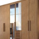 Ver imagem 6 de Guarda-roupa Casal 100% Mdf 6 Portas com Espelho 6 Gavetas Línea Novo Horizonte Cumaru