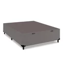 Ver imagem 4 de Base Box Baú Casal Suede:cinza