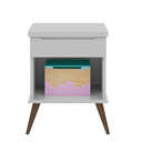 Ver imagem 5 de Conjunto Infantil 3 Pecas Mdf Pés Madeira Cinza Pheonix Baby