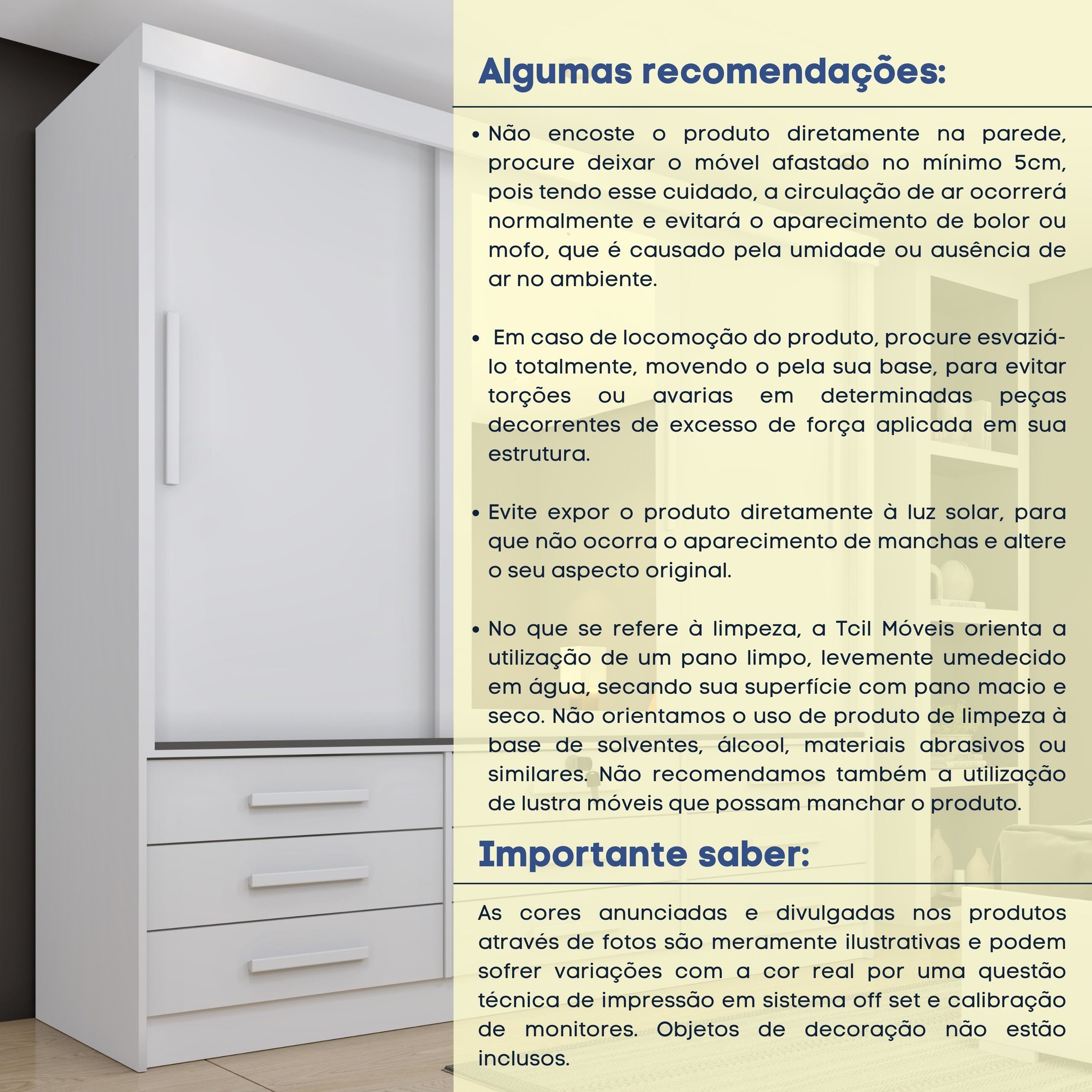 Guarda Roupa Casal com Espelho 3 Portas de Correr 9 Gavetas 199cm Chicago   - 13