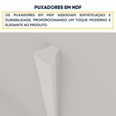 Ver mais imagens de Guarda Roupa Solteiro 2 Portas 6 Gavetas 133cm Chicago Branco/Neve