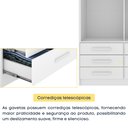 Ver imagem 7 de Guarda Roupa Solteiro 2 Portas 6 Gavetas 133cm Chicago  