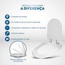 Ver imagem 5 de Assento Sanitário Soft Close Hampton Bone para Vaso Incepa