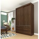 Ver imagem 1 de Guarda Roupa Solteiro 2 Portas 6 Gavetas Chicago Tcil Móveis