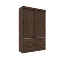 Ver imagem 4 de Guarda Roupa Solteiro 2 Portas 6 Gavetas Chicago Tcil Móveis