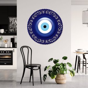 Mandala em Madeira, Impressão Uv - Olho Grego