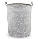 Ver imagem 1 de Cesto para Roupa Suja- Brinquedos Tecido (g) - Linha Loft Cinza