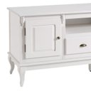 Ver imagem 3 de Rack para Sala com Pés Luis Xv 2 Portas 2 Gavetas e Nicho 60812m Hannover Linz Móveis