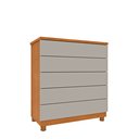 Ver imagem 3 de Cômoda 5 Gavetas com pés 86cm Premium