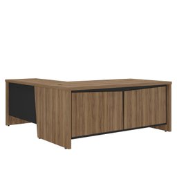 Mesa para Escritório em L 180x190cm 2 Portas 3 Gavetas Y37  - 6