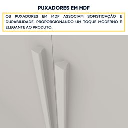 Guarda Roupa Solteiro 4 Portas 2 Gavetas 133cm Amsterdam   - 5