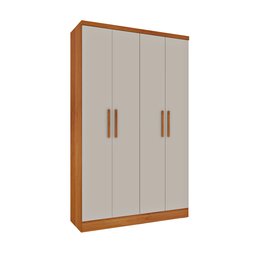 Guarda Roupa Solteiro 4 Portas 2 Gavetas 133cm Amsterdam   - 10