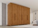 Ver imagem 1 de Guarda-Roupa Casal 100% MDF 6 Portas 274cm Multimóveis Cinamomo