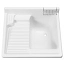 Ver imagem 5 de Gabinete Tanque de Lavar Roupas 40l Stilofibra Lavanderia Tanquinho Área de Serviço Branco