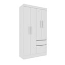 Ver imagem 2 de Guarda Roupa Infantil 4 Portas 2 Gavetas 108cm Oregon  