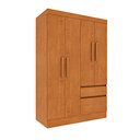 Ver imagem 3 de Guarda Roupa Infantil 4 Portas 2 Gavetas 108cm Oregon