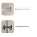Ver mais imagens de Guarda Roupa Infantil 4 Portas 2 Gavetas com Pés 108cm Oregon