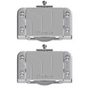 Ver imagem 2 de Kit para Porta de Correr Ro 65 4032 Sl Prata Sobreposto 60kg 1 Porta Rometal Unitário