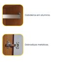 Ver imagem 7 de Guarda Roupa Infantil 4 Portas 2 Gavetas com Pés 108cm Oregon