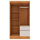 Ver imagem 6 de Guarda Roupa Infantil 4 Portas 2 Gavetas com Pés 108cm Oregon