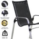 Ver imagem 6 de Jogo de Cadeira Emily em Alumínio para Varanda Piscina Decoração Trama Original