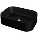 Ver imagem 6 de Kit 02 Cubas de Apoio Retangular para Banheiro Lavabo C01 Br37w Preto Matte Fosca - Lyam