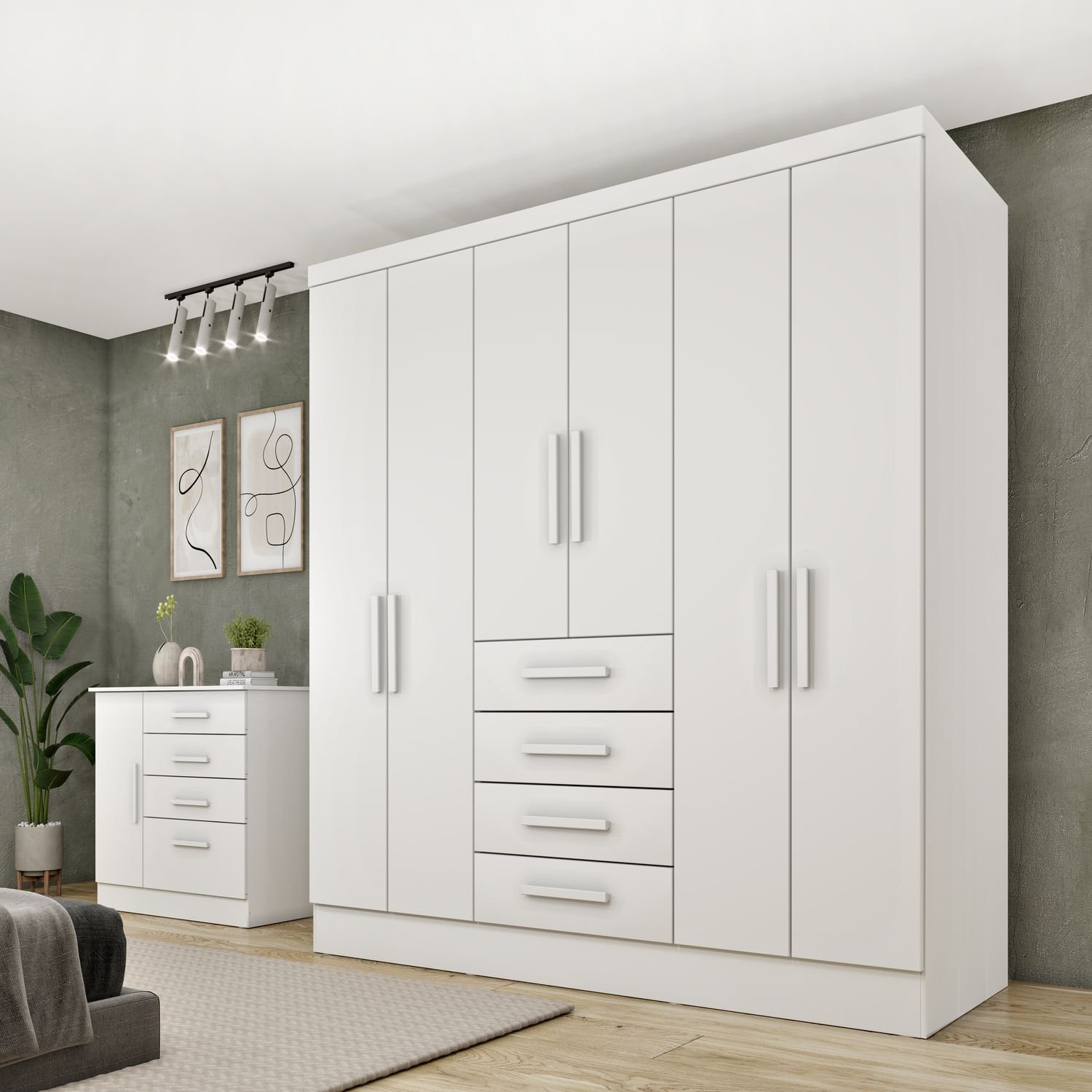 アクロゼクス　6WD super action Santi Morumbi | Guarda-Roupa Araplac GR 6000 6 Portas 4 Gavetas