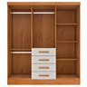 Guarda Roupa Casal 6 Portas 4 Gavetas 180cm Arizona   - 11