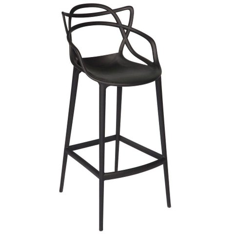 Banqueta Média Masters Allegra - 66 Cm - Preto