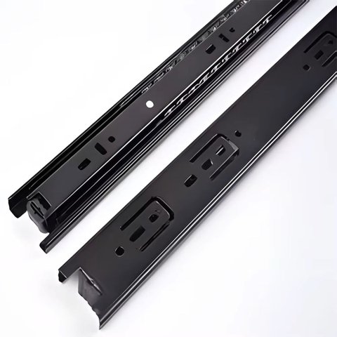 2 (1 Par) Corrediças Trilho Telescópico 35cm Gaveta Móvel