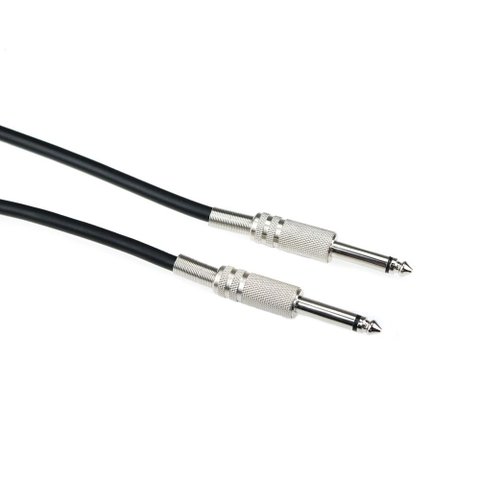 Cabo P10 Emborrachado 5 Metros Violão Guitarra Premium