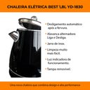 Ver imagem 5 de Chaleira Jarra Bule Eletrica Térmica Yd-1830c 127v Preta Best