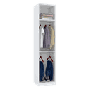 Ver imagem 1 de MÓDULO CLOSET CABIDEIRO DUPLO M394.B (A250XL55XP50) MUNDI MOVEIS