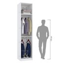 Ver imagem 6 de MÓDULO CLOSET CABIDEIRO DUPLO M394.B (A250XL55XP50) MUNDI MOVEIS