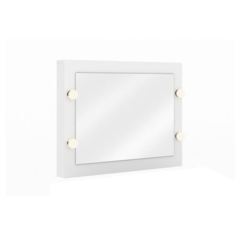 Multiuso Quarto Juvenil Espelho Camarim Pe-2006 Branco - Tecno Mobili