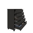 Ver mais imagens de Cômoda 5 Gavetas Premium Com Pés Tcil Móveis