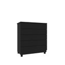 Ver imagem 2 de Cômoda 5 Gavetas Premium Com Pés Tcil Móveis