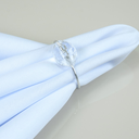 Ver imagem 5 de Kit 50 Anéis para Guardanapo Cristalino 4x3cm – Argola Elegante Mesa Posta 50 Lugares
