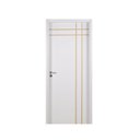 Ver imagem 1 de Kit Porta de Madeira Decorada 215x74cm com Batente de MDF Ultra 12cm Mantiqueira MGM Branco