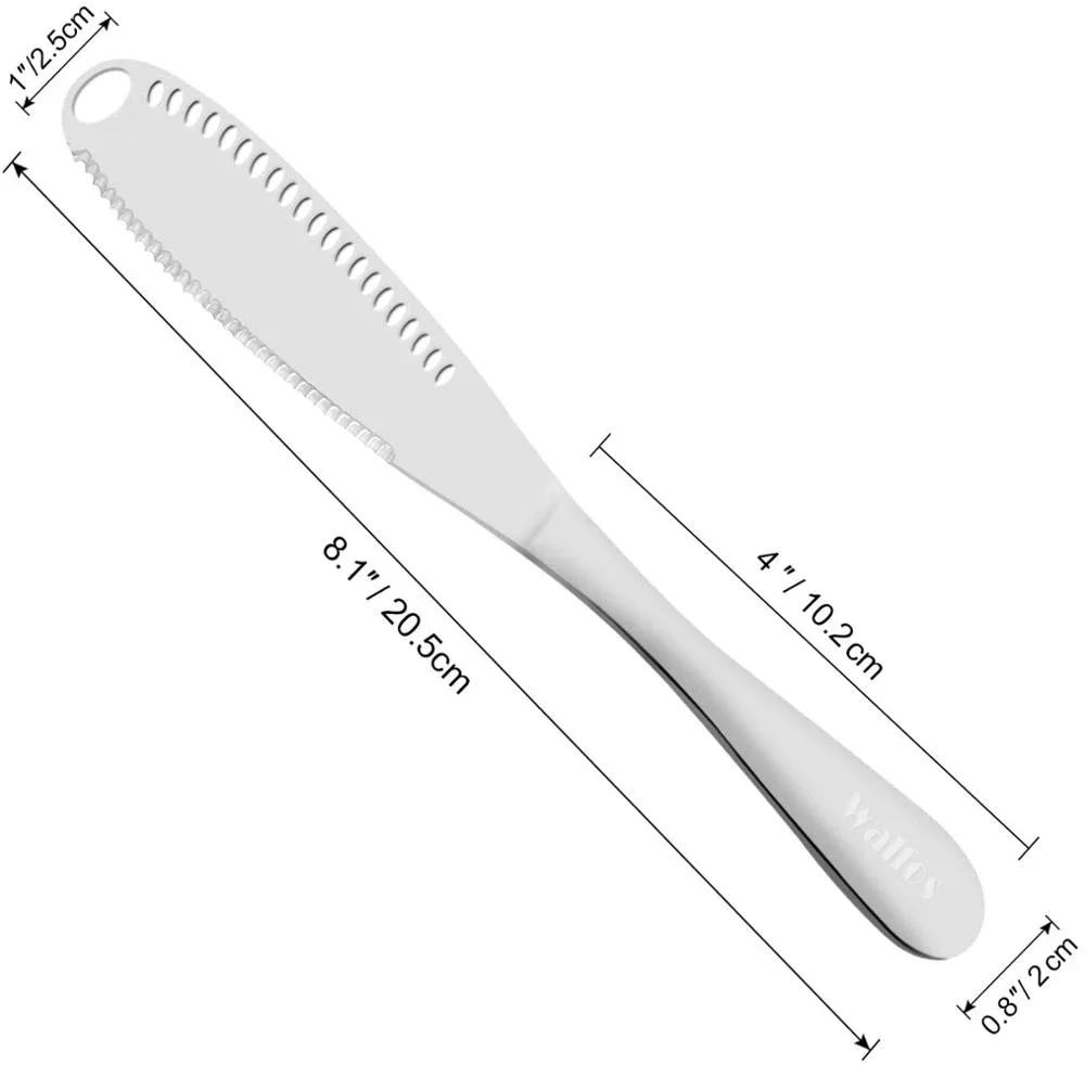 Faca de Manteiga Walfos, Faca de Aço Inoxidável para Assar Queijo, Sobremesa, Faz Creme. - 3