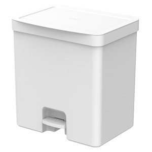 Lixeira para Banheiro e Cozinha com Pedal Trium Branca 20l - ou